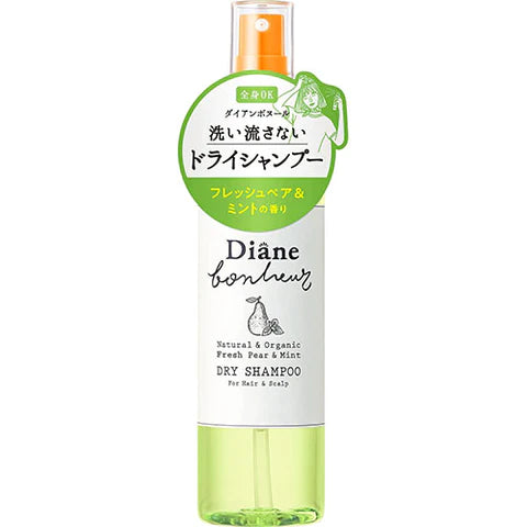 Moist Diane Bonheur Dry Shampoo 120ml - Fresh Pair & Mint - TODOKU Japan - Japanese Beauty Skin Care and Cosmetics
