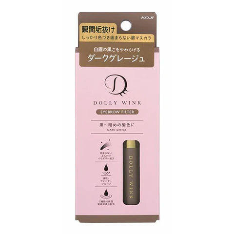 KOJI DOLLY WINK Eyebrow Filter - 04 Dark Greige - TODOKU Japan - Japanese Beauty Skin Care and Cosmetics