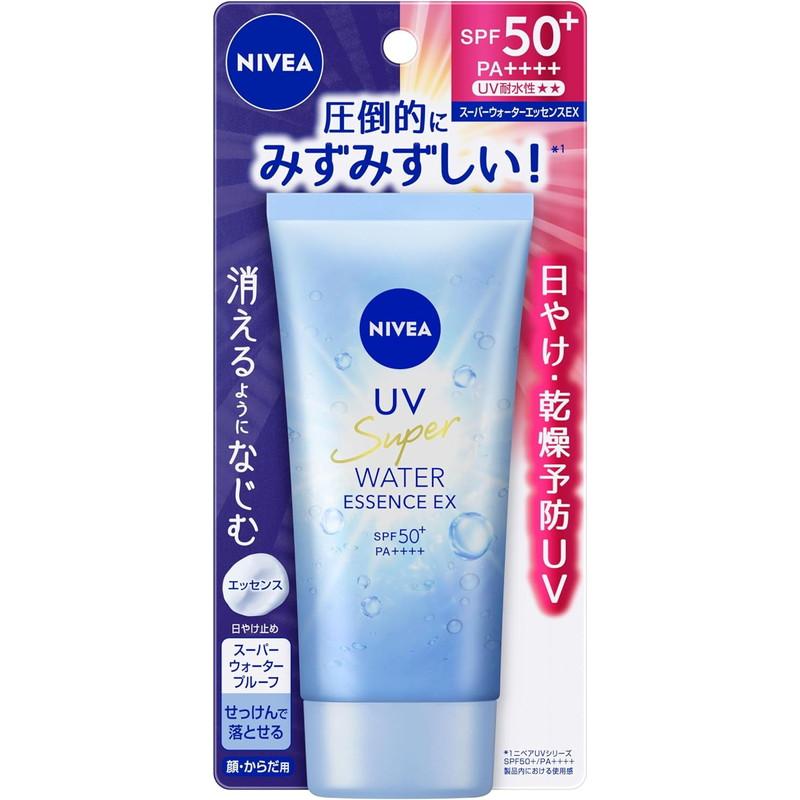 Nivea UV Super Water Essence EX SPF50+/PA+++ - 80g - TODOKU Japan - Japanese Beauty Skin Care and Cosmetics