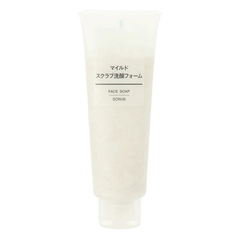 Muji Mild Scrab Face Wash Form - 100g - TODOKU Japan - Japanese Beauty Skin Care and Cosmetics
