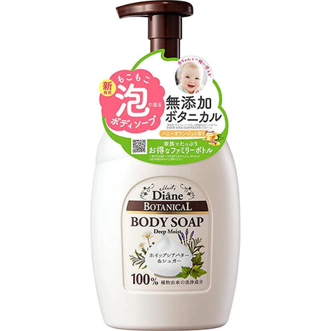 Moist Diane Botanical Foam Body Soap 800ml - Deep Moist - TODOKU Japan - Japanese Beauty Skin Care and Cosmetics