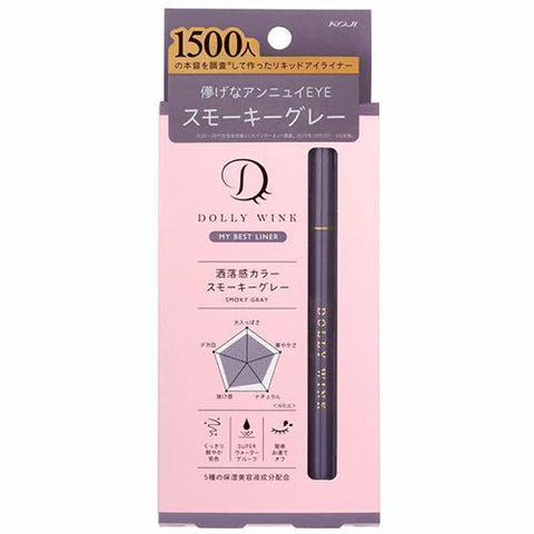 KOJI DOLLY WINK My Best Liner - Smokey Gray - TODOKU Japan - Japanese Beauty Skin Care and Cosmetics