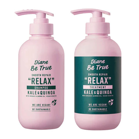 Moist Diane Be True Smooth Repair Shampoo & Treatment Set 400ml - TODOKU Japan - Japanese Beauty Skin Care and Cosmetics