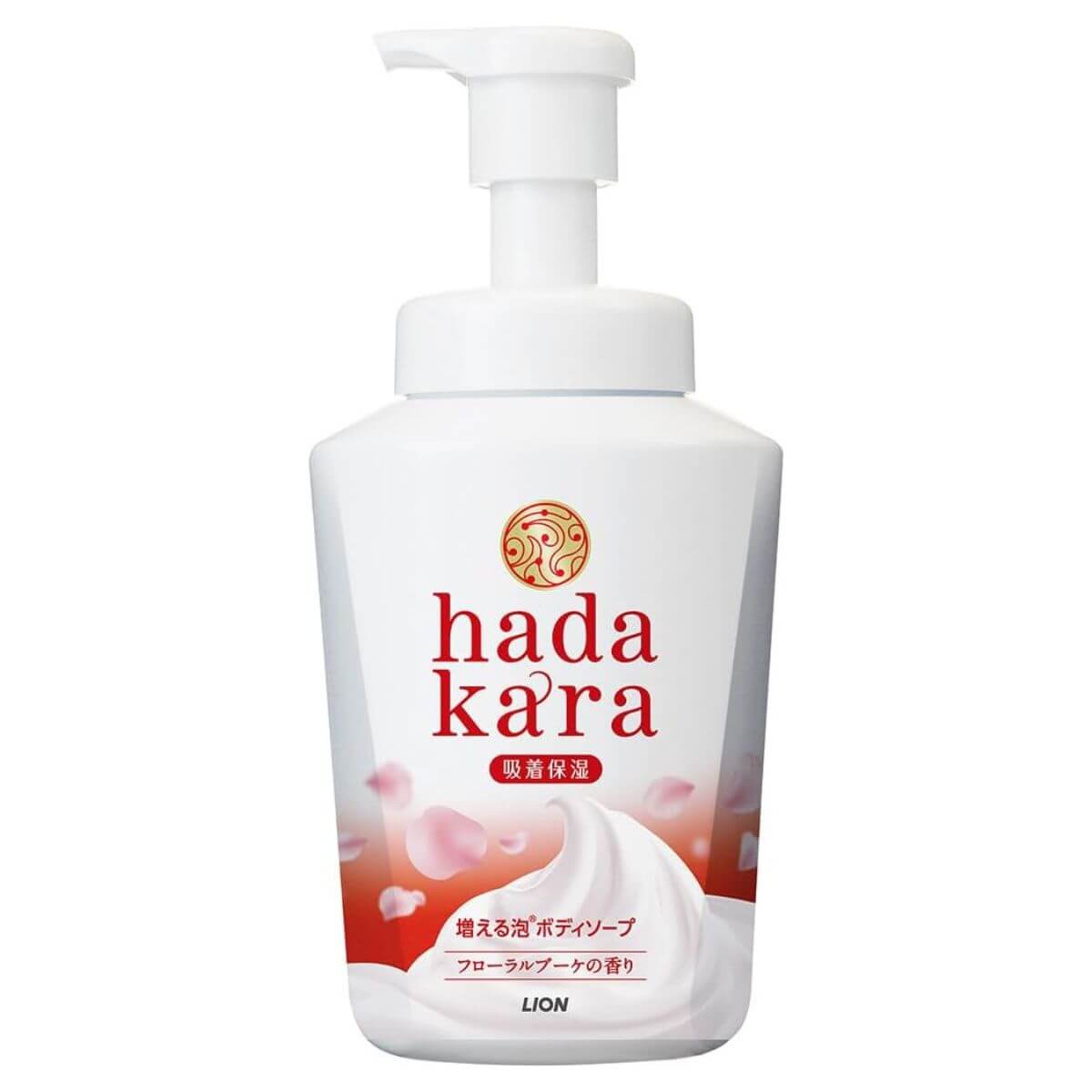 Hadakara Foaming Body Soap 550ml - Floral Bouquet Scent