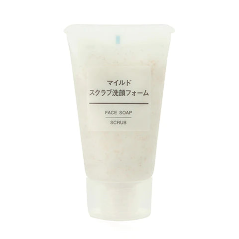 Muji Mild Scrab Face Wash Form - 30g - TODOKU Japan - Japanese Beauty Skin Care and Cosmetics