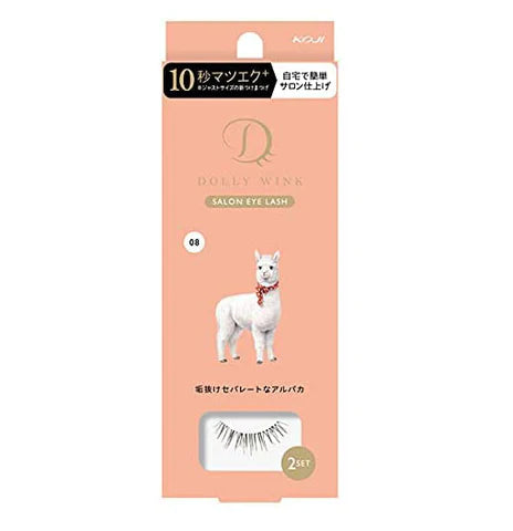 KOJI DOLLY WINK Salon Eye Lash No8 Clean Separate Alpaca - TODOKU Japan - Japanese Beauty Skin Care and Cosmetics