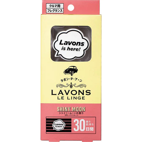 Lavons Car Fragrance Vent Clip Type 1pc - Shiny Moon - TODOKU Japan - Japanese Beauty Skin Care and Cosmetics