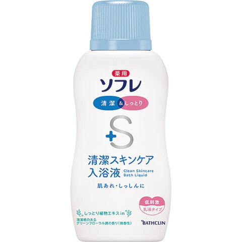 Bathclin Sofure Clean Skincare Bath Liquid - 720g - TODOKU Japan - Japanese Beauty Skin Care and Cosmetics
