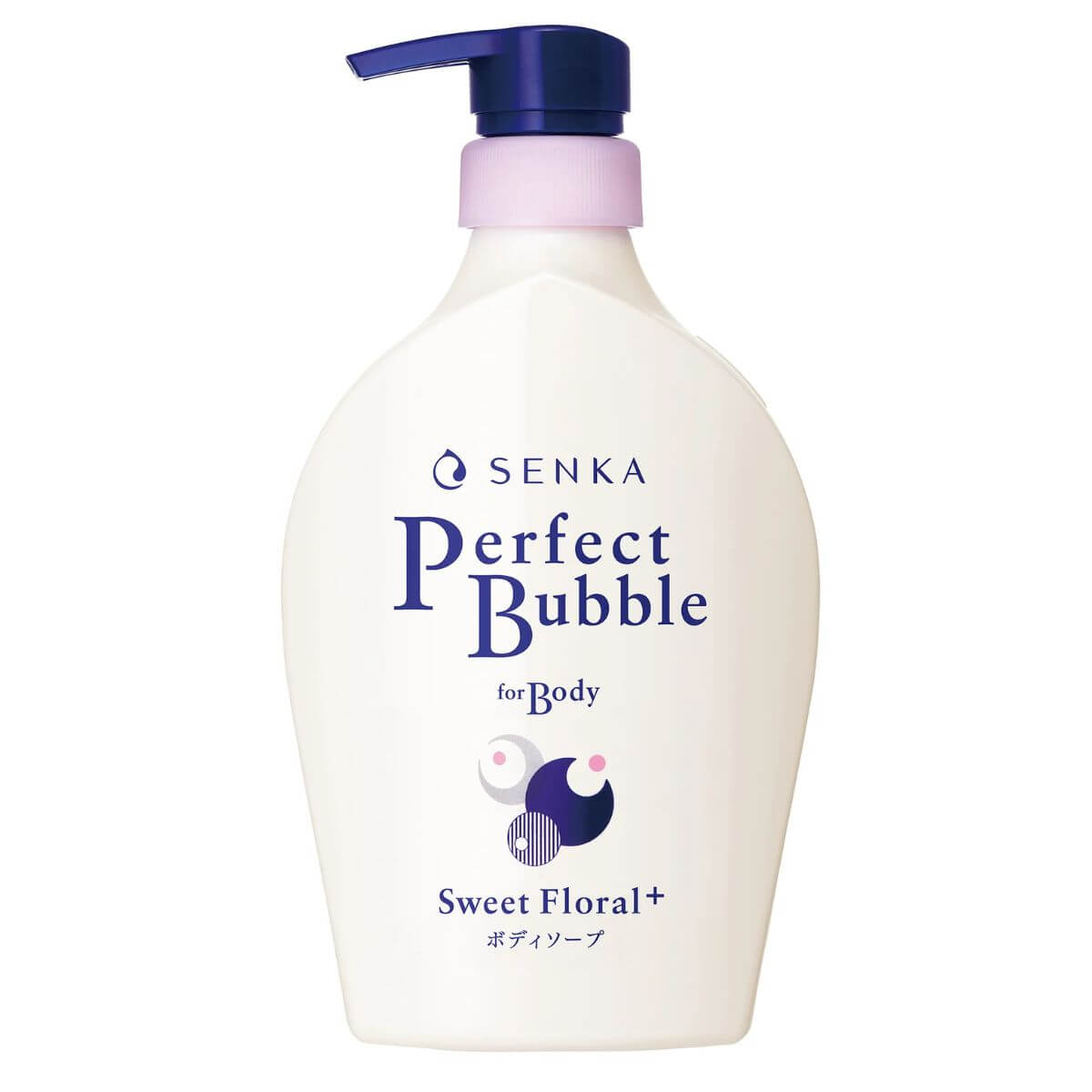 Senka Perfect Bubble For Body Sweet Floral N - 500mL - TODOKU Japan - Japanese Beauty Skin Care and Cosmetics
