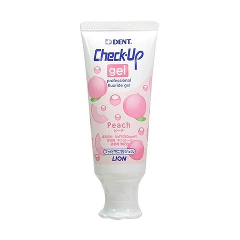 Lion Dent. Check-Up Gel Toothpaste - 60g - Peach - TODOKU Japan - Japanese Beauty Skin Care and Cosmetics