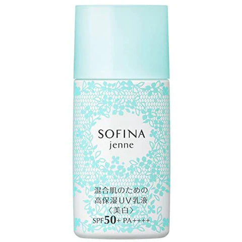 Sofina Jenne Moisturizing UV Emulsion Whitening SPF50+/ PA++++30ml - TODOKU Japan - Japanese Beauty Skin Care and Cosmetics