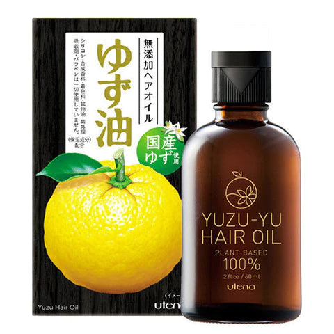Utena Yuzu-Yu Additive Free Hair Oil - 60ml - TODOKU Japan - Japanese Beauty Skin Care and Cosmetics