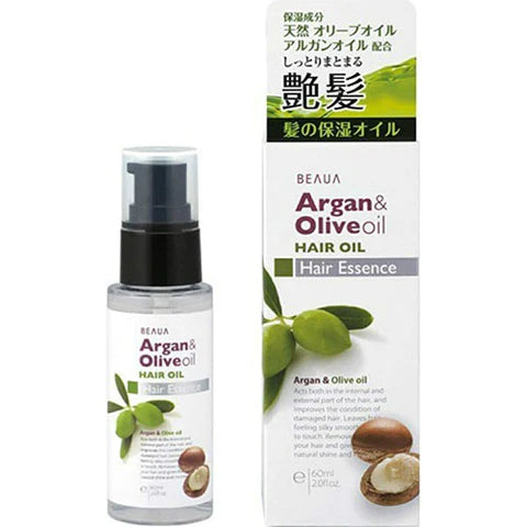 Beaua Algan & Olive Oil Clear Hair Oil - 60ml - TODOKU Japan - Japanese Beauty Skin Care and Cosmetics