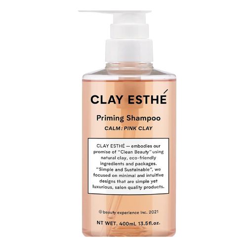 CLAY ESTHÉ Priming Shampoo Pink Clay - 400ml - TODOKU Japan - Japanese Beauty Skin Care and Cosmetics