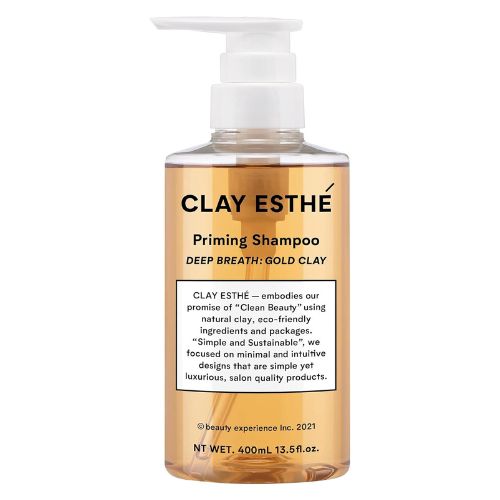 CLAY ESTHÉ Priming Shampoo Gold Clay - 400ml - TODOKU Japan - Japanese Beauty Skin Care and Cosmetics