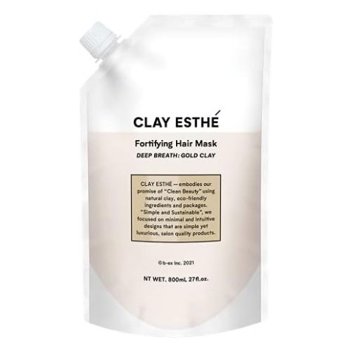 CLAY ESTHÉ Priming Shampoo Gold Clay - Refill - 800ml - TODOKU Japan - Japanese Beauty Skin Care and Cosmetics