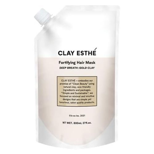CLAY ESTHÉ Fortifying Hair Mask Gold Clay - Refill - 800ml