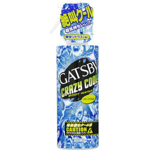 Gatsby Crazy Cool Body Water 170ml - Ice Citrus - TODOKU Japan - Japanese Beauty Skin Care and Cosmetics