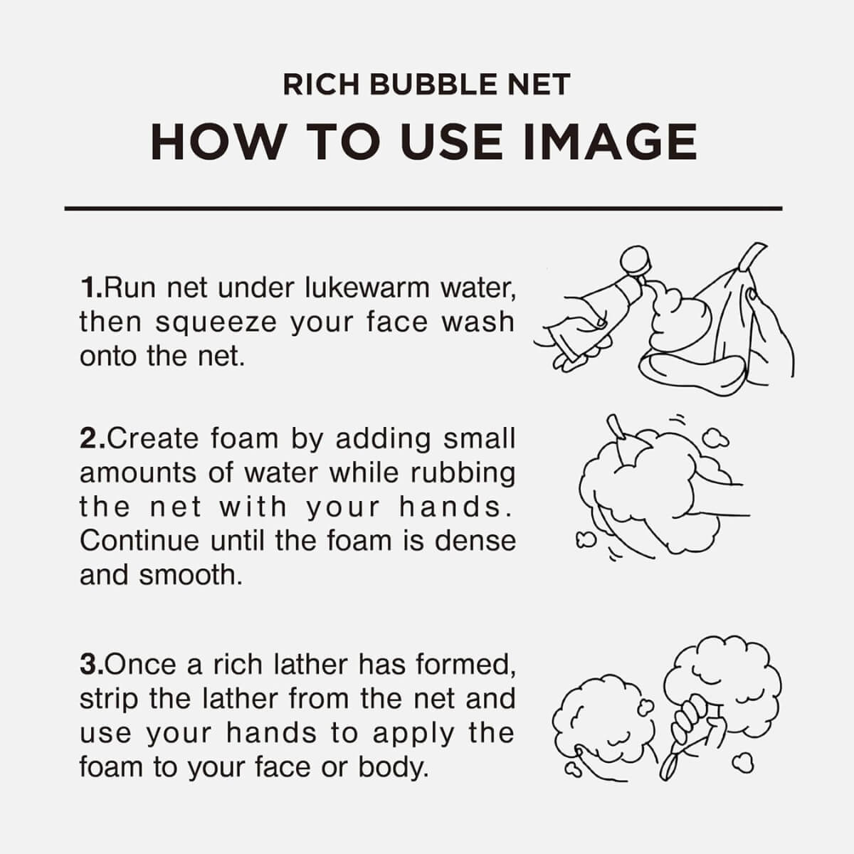 Japanese Honey Face Wash with Foaming Whip Net - Hydrating Cleanser TODOKU JAPAN (10)