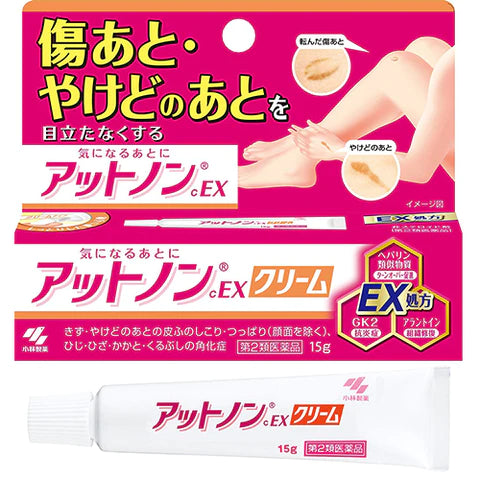 Kobayashi Pharmaceutical Atnon EX Cream 15g - TODOKU Japan - Japanese Beauty Skin Care and Cosmetics