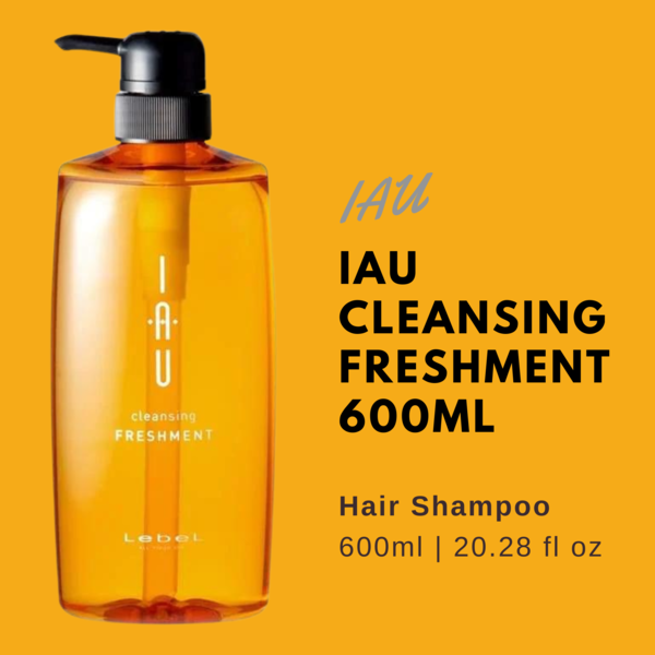 Lebel IAU Cleansing Freshment Hair Shampoo - 600ml - TODOKU Japan - Japanese Beauty Skin Care and Cosmetics