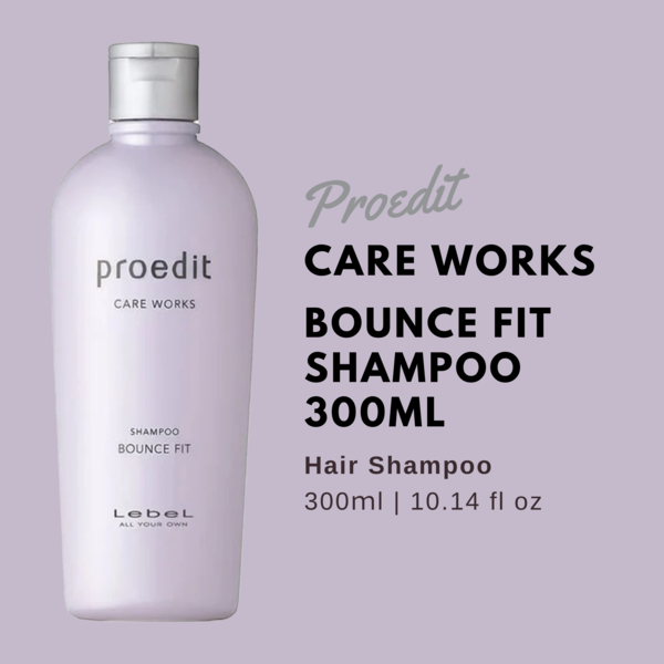 Lebel Proedit Care Works Shampoo Bounce Fit - 300ml - TODOKU Japan - Japanese Beauty Skin Care and Cosmetics