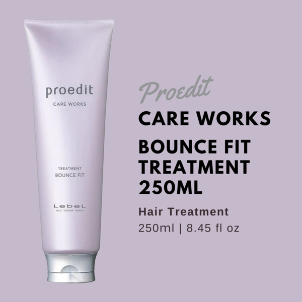 Lebel Proedit Care Works Hair Ttreatment Bounce Fit - 250ml - TODOKU Japan - Japanese Beauty Skin Care and Cosmetics