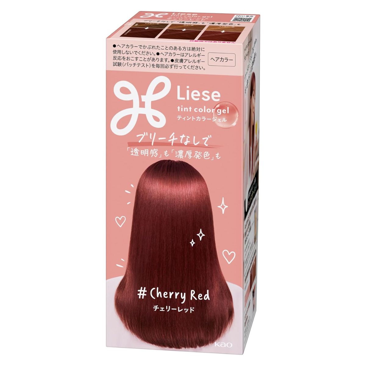 Liese Kao Tint Hair Color - Gel Cherry Red - TODOKU Japan - Japanese Beauty Skin Care and Cosmetics