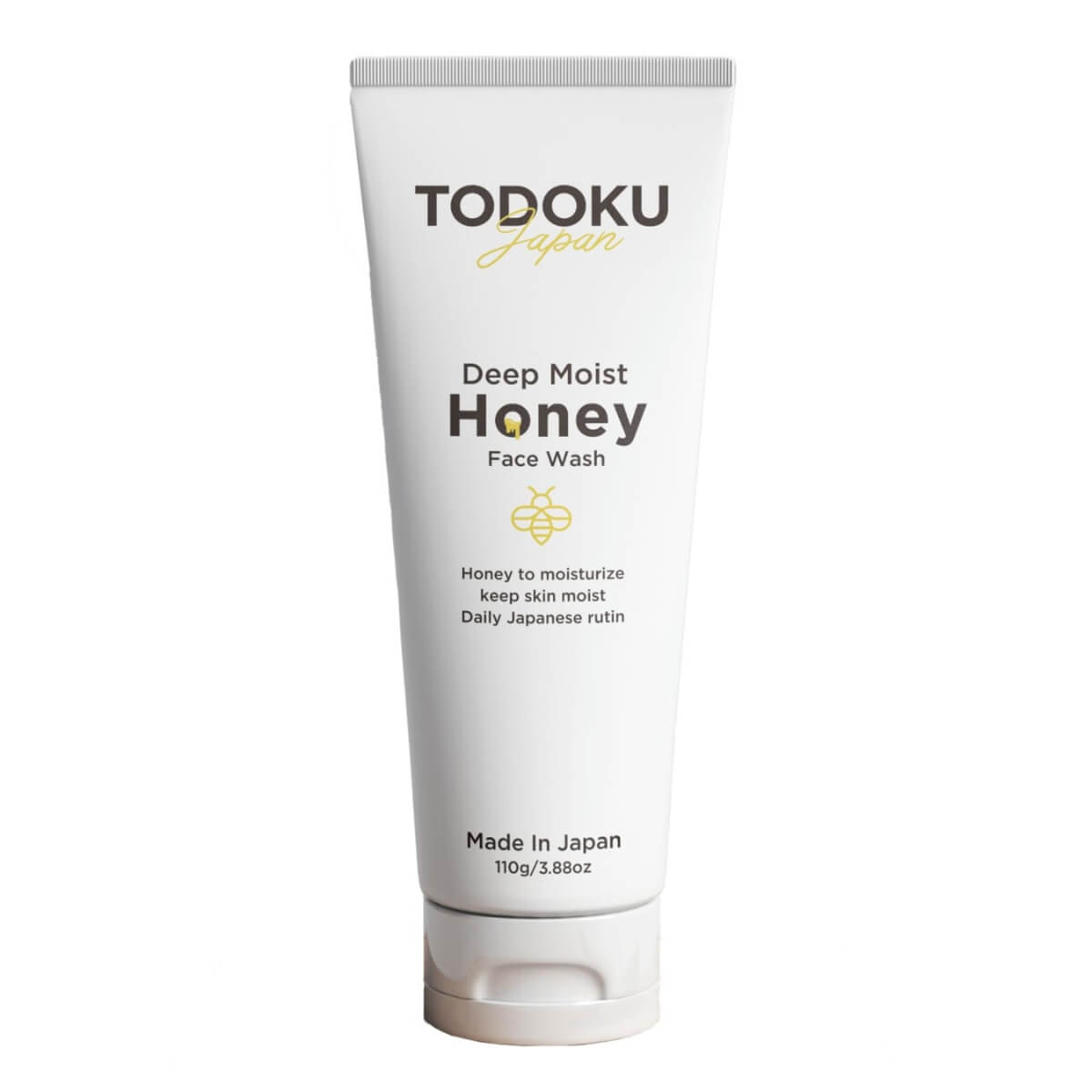 TODOKU JAPAN Deep Moist Honey Face Wash  - Hydrating Japanese Cleanser with Honey .1
