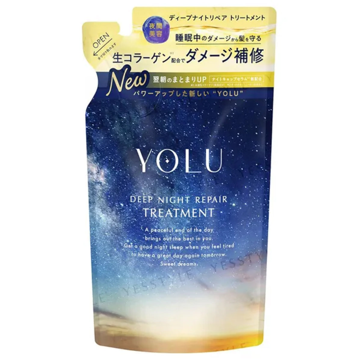YOLU Night Beauty Treatment Refill 350ml - Deep Night Repair