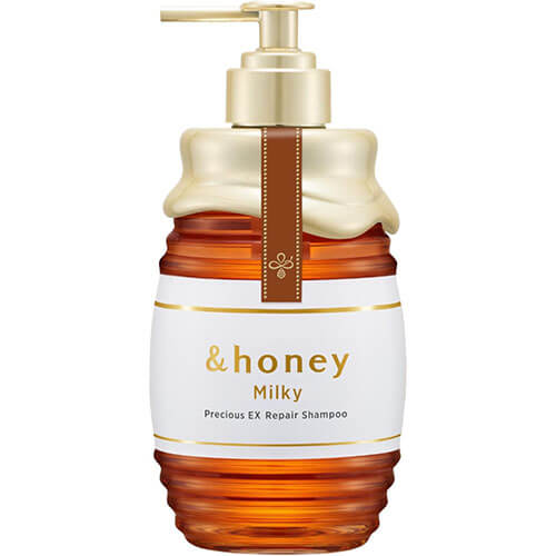 &honey Milky Precious EX Repair Hair  Shampoo Pump 500ml Step1.0 - Apple Sweet Honey