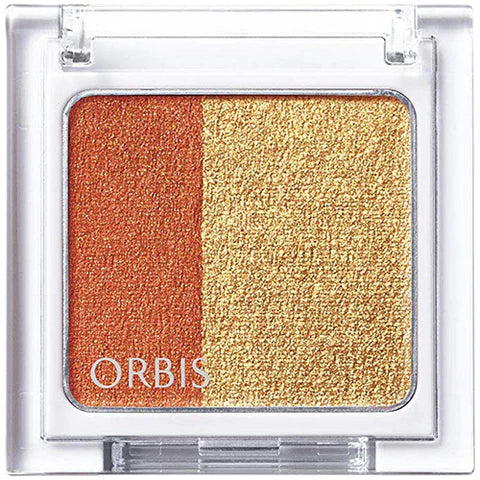Orbis Twin Gradation Eye Color - Orange Brick - TODOKU Japan - Japanese Beauty Skin Care and Cosmetics