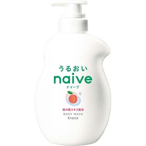Naive Body Soap Liquid Type With Peach Leaf Extract - 530ml - TODOKU Japan - Japanese Beauty Skin Care and Cosmetics